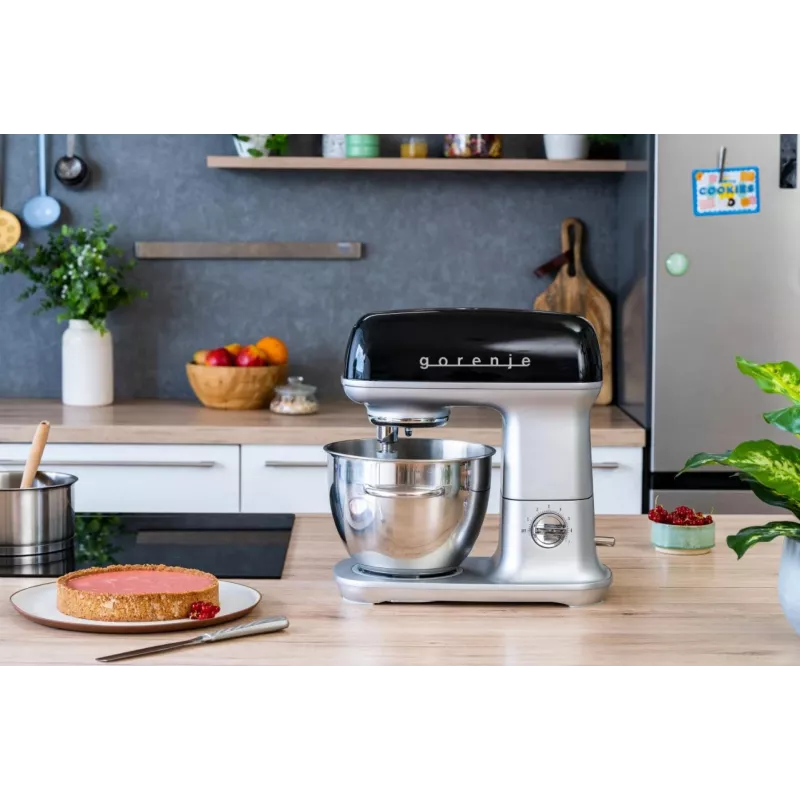 Gorenje MMC1000RLBK kuchynský robot 1000 W 4,5 L čierny, metalický