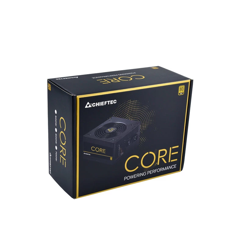 Chieftec Core BBS-700S napájací zdroj 700 W 24-pin ATX PS/2 čierny