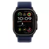 APPLE 49 mm modrý Trail Loop – S/M – čierny titanium povrch
