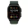 Remienok Apple 49 mm Dark Green Alpine Loop malý Black Titanium Finish