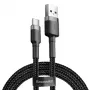BASEUS Cafule dátový kábel - USB typu A na Type-C - 2m - čierny