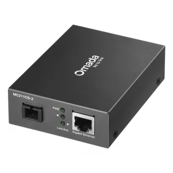 TP-Link Omada MC211CS-2 sieťový mediakonvertor 1000 Mbit/s 1310 nm Singlemode čierny