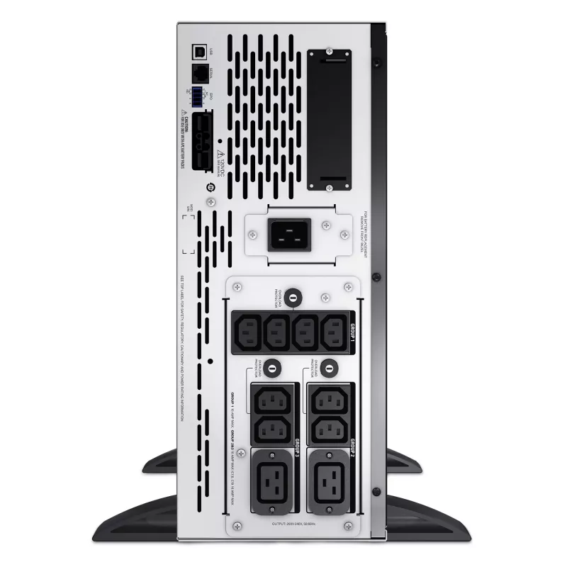 APC Smart-UPS X SMX2200HV - 2200VA, 8x C13 + 2x C19 výstup, USB, rozšíriteľná doba chodu, krátka hĺbka