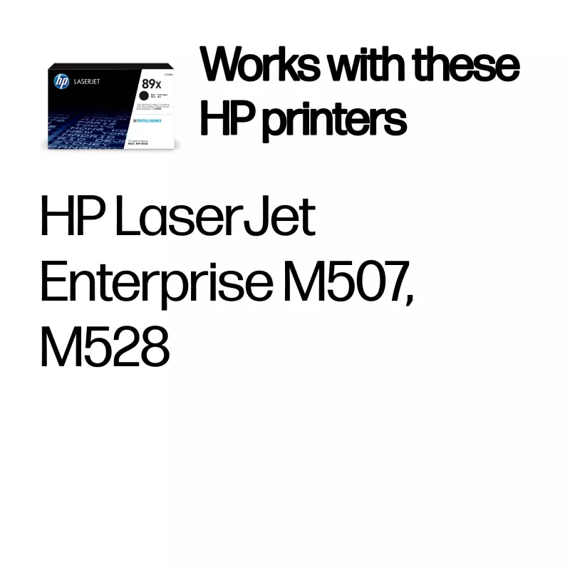 HP 89X High Yield čierna originálna LaserJet tonerová kazeta, 10000 strán, čierna, 1 ks