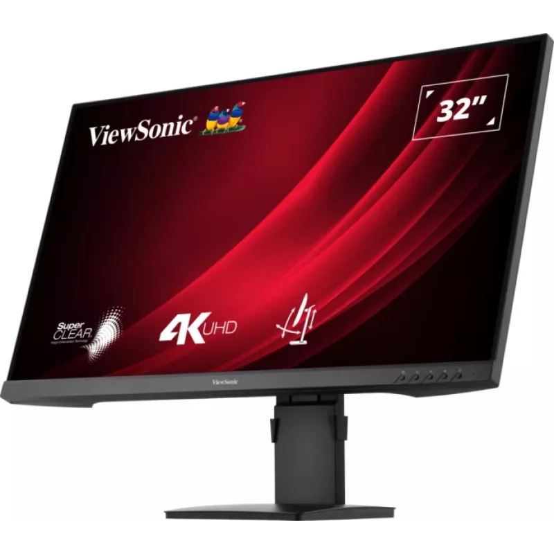 Viewsonic VG3208-4K počítačový monitor 81,3 cm (32 palcov) 3840 x 2160 pixelov 4K Ultra HD LED čierny