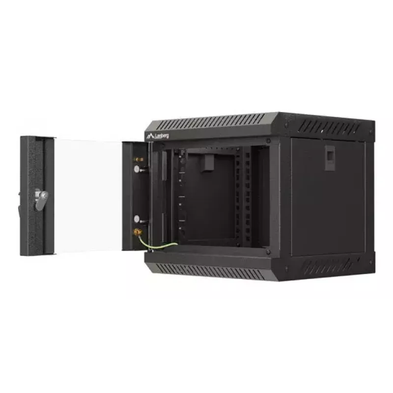 Nástenný rack Lanberg WF11-3304-10B 4U čierny nosnosť 30 kg
