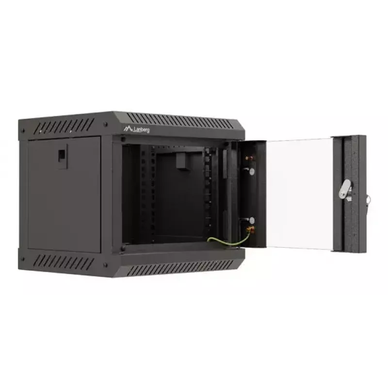 Nástenný rack Lanberg WF11-3304-10B 4U čierny nosnosť 30 kg