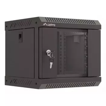 Nástenný rack Lanberg WF11-3304-10B 4U čierny nosnosť 30 kg