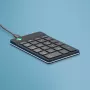 R-Go Tools numerická klávesnica R-Go Numpad Break, ergonomická numerická klávesnica so softvérom na prestávky, káblová, čierna