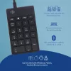 R-Go Tools numerická klávesnica R-Go Numpad Break, ergonomická numerická klávesnica so softvérom na prestávky, káblová, čierna