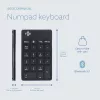 R-Go Tools numerická klávesnica R-Go Numpad Break, ergonomický numerický blok so softvérom na prestávky, Bluetooth, čierna