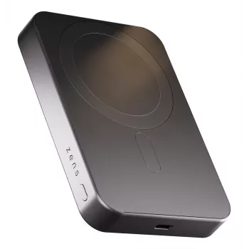 ZENS powerbank tenká Qi2 Al 10000mAh čierna
