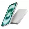 ZENS powerbank tenká Qi2 Al 10000mah biela