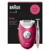 Epilátor Braun Silk-épil 3 SE3-202, 20 pinzet, sieťová prevádzka, Berry