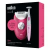 Epilátor Braun Silk-épil 3 SE3-202, 20 pinzet, sieťová prevádzka, Berry