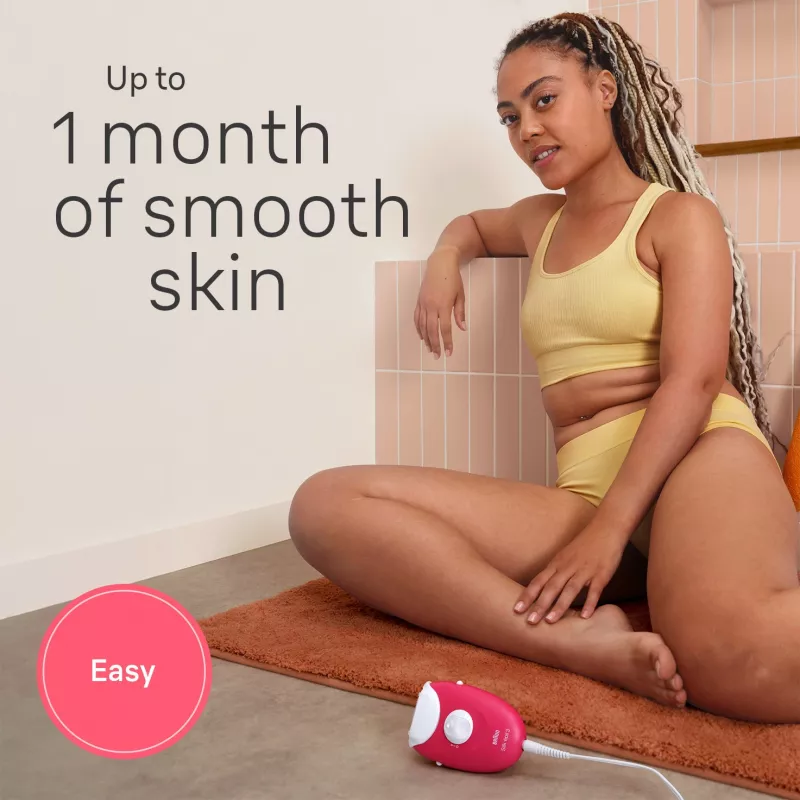 Epilátor Braun Silk-épil 3 SE3-202, 20 pinzet, sieťová prevádzka, Berry