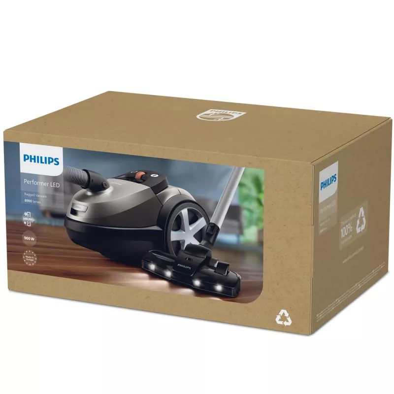 Philips 8000 series XD8152/12 vysávač 4 L cylindrický vysávač suchý 900 W vreckový