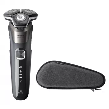 Philips SHAVER Series 5000 S5887/30 pánsky holiaci strojček, rotačný, čierna, sivá