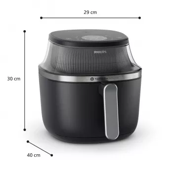 Philips 3000 Serie NA322/00 fritéza samostatná 4,2 L stojanová 1400 W teplovzdušná fritéza medená, čierna