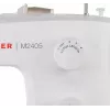 Polautomatický šijací stroj SINGER M2405 — mechanický, 11 programov, 8 vzorov stehov, 70W, biela