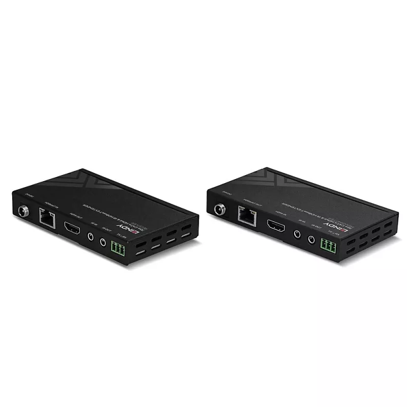 Lindy 70m Cat.6 HDMI 4K30, IR a RS-232 HDBaseT extender s PoC