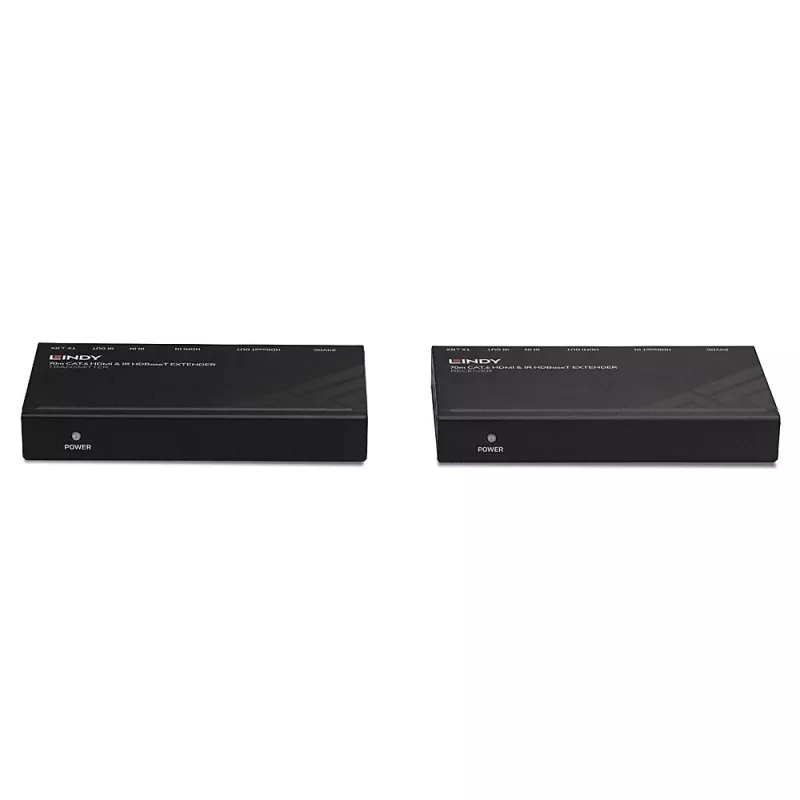 Lindy 70m Cat.6 HDMI 4K30, IR a RS-232 HDBaseT extender s PoC
