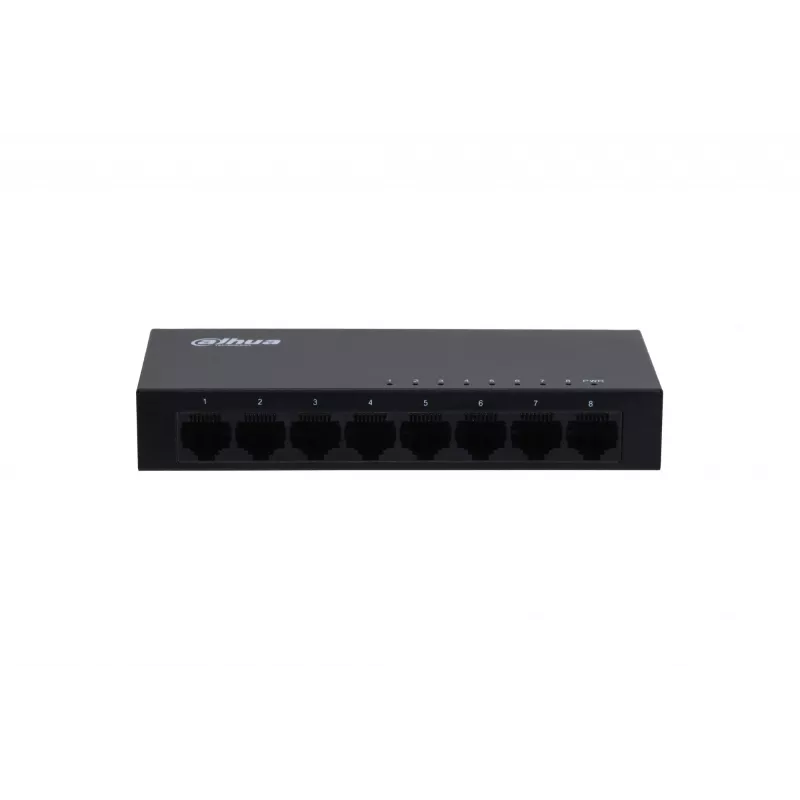 Dahua Technology Access 8-portový neupravovaný gigabitový switch, neupravovaný, L2, Gigabit Ethernet (10/100/1000)