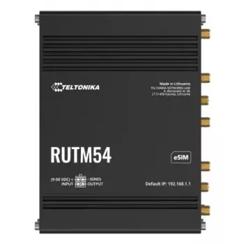 Bezdrôtový router Teltonika RUTM54 Gigabit Ethernet Dual-band 5G čierny