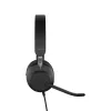 Jabra Evolve2 40 USB-A, MS Teams stereo, káblový, kancelária/callcentrum, 20 - 20000 Hz, 188 g, headset, čierny