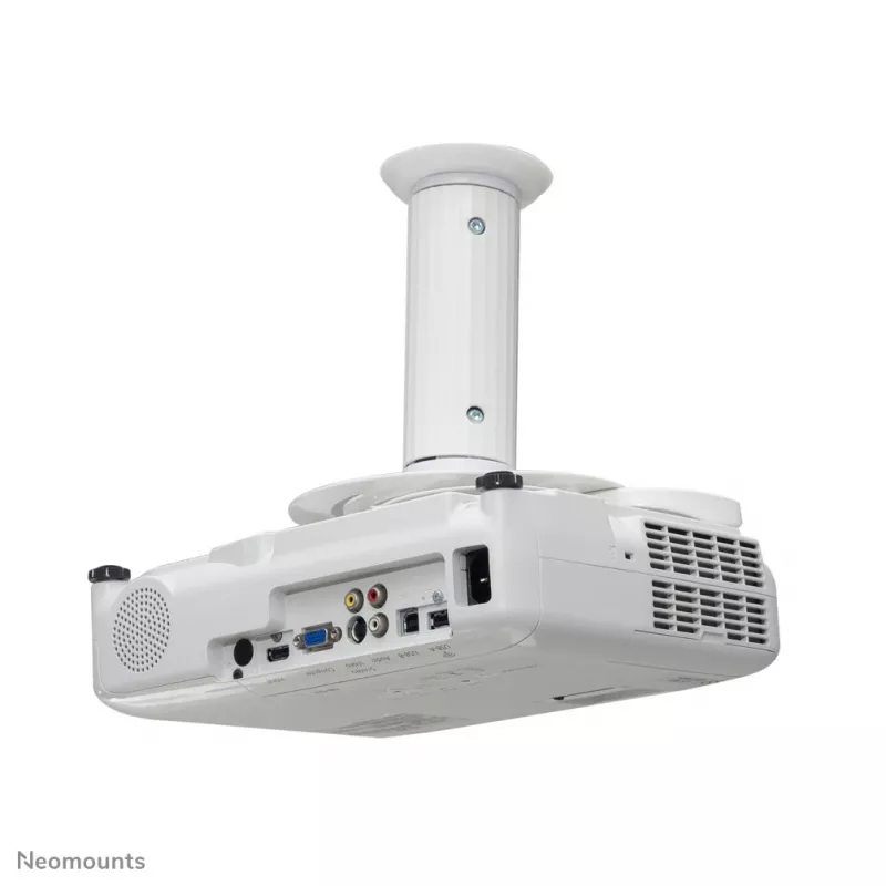 Neomounts BEAMER-C80WHITE stropný držiak na projektor - výška 13-20 cm - plne pohyblivý