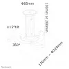 Neomounts BEAMER-C80WHITE stropný držiak na projektor - výška 13-20 cm - plne pohyblivý