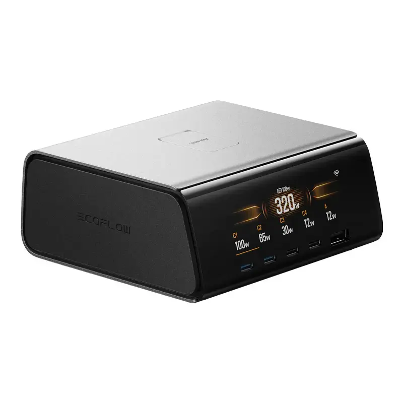Nabíjačka EcoFlow EF-STATION320W-EU stolná nabíjačka 320W pre prenosné zariadenia