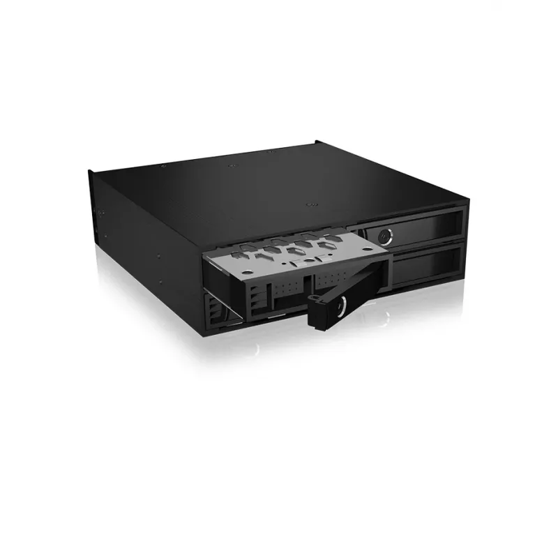 ICY BOX - IB-2242U2K - Backplane, 4x U.2 2,5 NVMe SSD (6-15 mm) pre 1x 5,25 šachtu - black