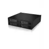 ICY BOX - IB-2242U2K - Backplane, 4x U.2 2,5 NVMe SSD (6-15 mm) pre 1x 5,25 šachtu - black
