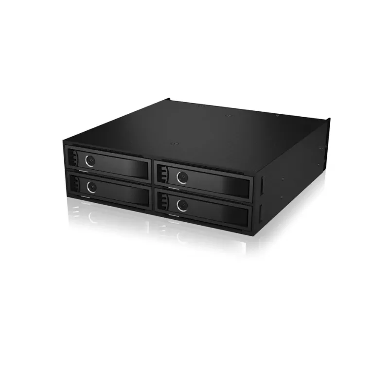 ICY BOX - IB-2242U2K - Backplane, 4x U.2 2,5 NVMe SSD (6-15 mm) pre 1x 5,25 šachtu - black