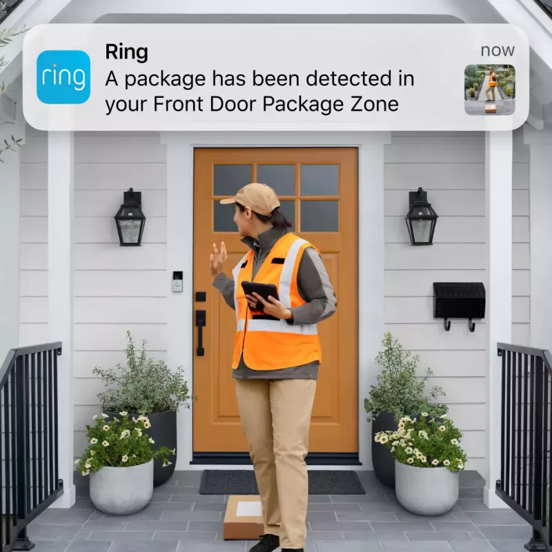 Battery Doorbell Plus Ring čierna nikel
