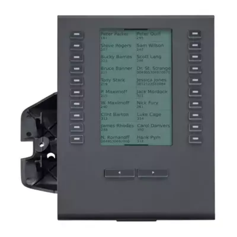 IP rozširujúci modul Auerswald COMfortel D-XT20i čierny 20 tlačidiel