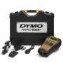 DYMO Rhino 6000+ priemyselná tlačiareň etikiet | tlačiareň etikiet s pripojením k počítaču s pevným kufríkom | obsahuje 1 vinylovú kazetu, 1 flexibilnú nylonovú kazetu a nabíjateľnú lítium-iónovú batériu
