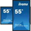 iiyama TF5539AS-B1AG signage displej kiosk dizajn 138,7 cm (54,6 inch) LED 435 cd/m² 4K Ultra HD čierny dotykový displej integrovaný procesor Android 11 24/7