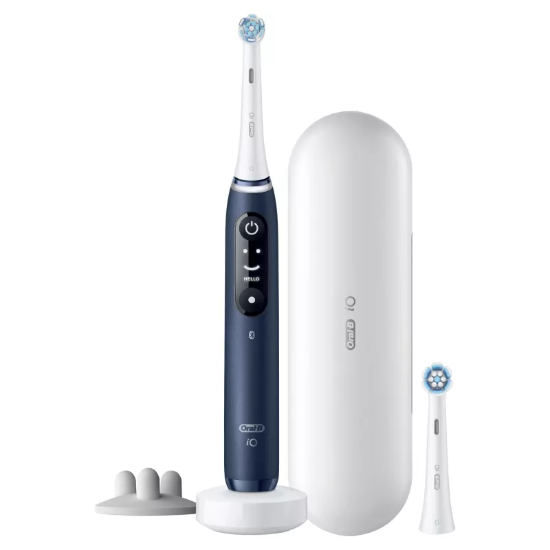 Oral-B iO 7S dospelácke oscilačné zubné kefky modrá, biela