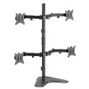 Equip 17 inch-32 inch nastaviteľný stojan na stôl pre štyri monitory