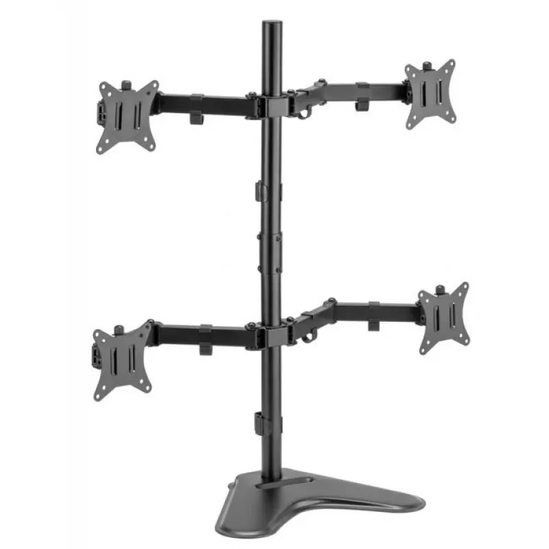 Equip 17 inch-32 inch nastaviteľný stojan na stôl pre štyri monitory