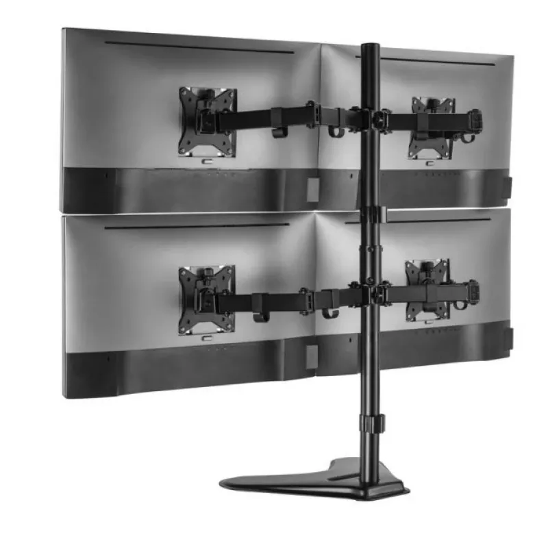 Equip 17 inch-32 inch nastaviteľný stojan na stôl pre štyri monitory