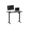 Equip ERGO 650812 elektrický stôl na sedenie aj státie s doskou, čierny