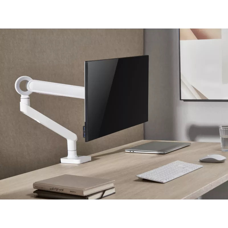 Equip 17-35 palcový prémiový stolový držiak na monitor, biely