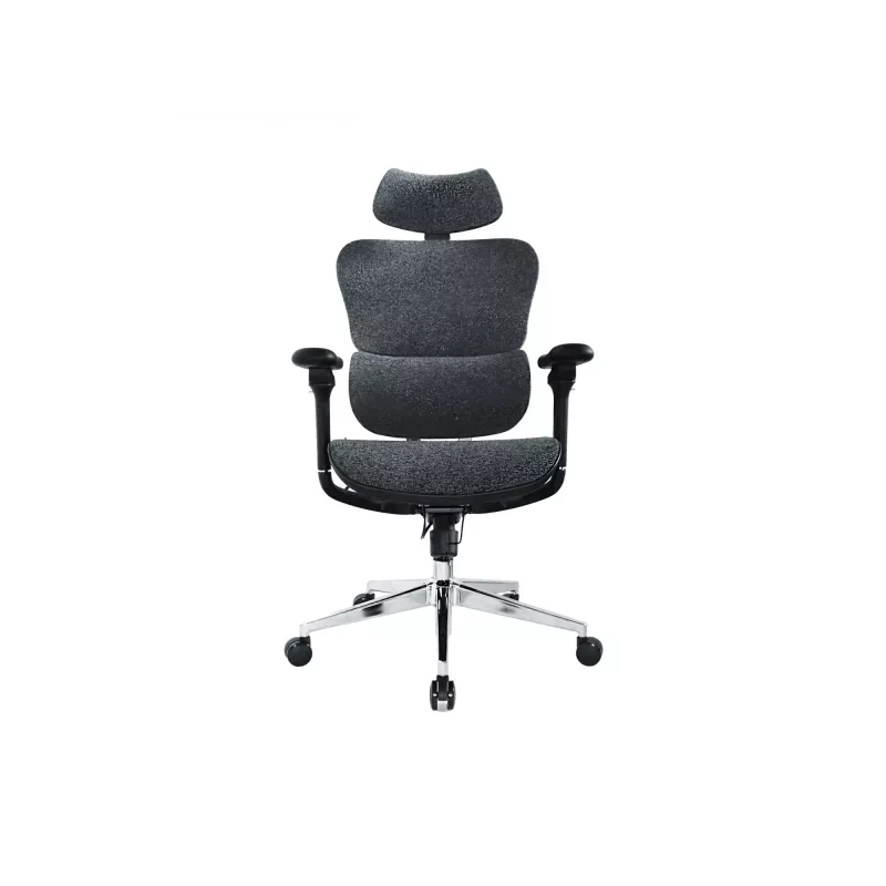 Equip ergonomická prémiová kancelárska stolička s opierkou hlavy a podrúčkami, modrá čierna