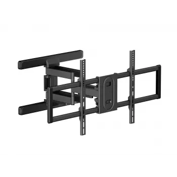 Equip 43-100 palcový plne pohyblivý nástenný držiak na TV, 200 x 200 mm, 800 x 400 mm, -10 - 5°, -60 - 60°, plast, nehrdzavejúca oceľ, čierna