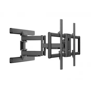 Equip 43-100 palcový plne pohyblivý nástenný držiak na TV, 200 x 200 mm, 800 x 400 mm, -10 - 5°, -60 - 60°, plast, nehrdzavejúca oceľ, čierna