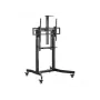 Equip 55-100 palcový mobilný motorizovaný vozík na LFD, 2,54 m (100 palcov), 200 x 200 mm, 800 x 600 mm, -10 - 5°, hliník, plast, nehrdzavejúca oceľ, čierna