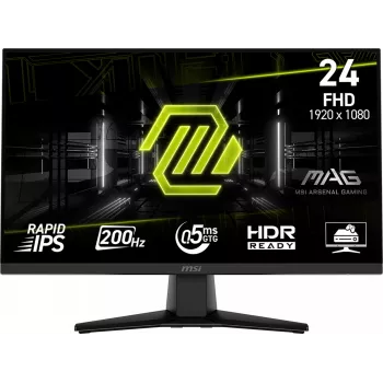 MSI MAG 242F počítačový monitor 60,5 cm (23,8 palcov) 1920 x 1080 pixelov Full HD LCD čierny